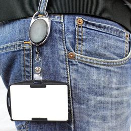 Storage Bags Holder Men Slim Anti Protect Travel ID Cardholder Women Card Cover Wallet Metal Case Belt With Lanyard