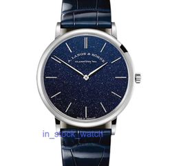 Alengey watch luxury Full 18K platinum manual mechanical watch mens watch 205 086 DUTIO75