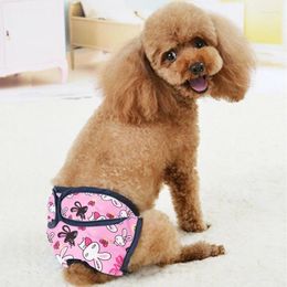 Dog Apparel XS-XXL Physiological Pants Diaper Sanitary Washable Female Shorts Panties Menstruation Underwear Briefs Jumpsuit For