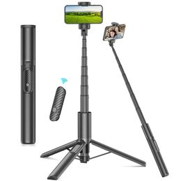 Gahenwo 60 inch phone and stick, remote control, suitable 4-7 inches of mobile phones, portable smartphone tripod holder compatible with iPhone Android,