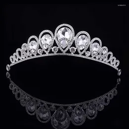 Hair Clips Crystal Bridal Crown Headband Tiara Hairband Rhinestone Jewellery Wedding Accessories For Woman