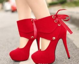 2 Ways Sexy Red Black Leopard Peep Toe Platform Stiletto Dress Shoes High Heel Wedding Shoes Size 34 40 3 Colors1685116