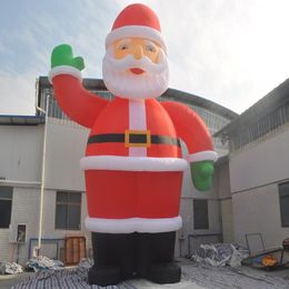 wholesale Inflatable Father characters Christmas decorations Store display Santa Claus 4/6/8 M high or Customed classic type for party 001
