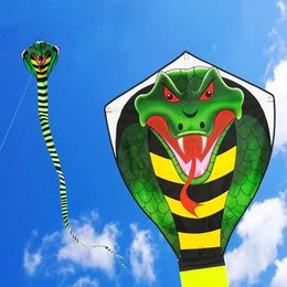 Free delivery of large snake kit flying string nylon beach kit sports childrens kit Weifang cobra kit factory outdoor play koi 240601