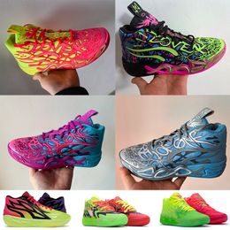 Fashion Designer MB 01 04 Rick and Morty Basketball Shoe OG Original Queen City LaMelo Ball Shoes Sneakers Iridescent Wings 01 of GutterMelo Black Red Blast Trainers