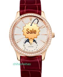 Joagary watch luxury designer Shot New Master 18K Rose Gold Diamond Set Automatic Mechanical Watch Womens 1252501 Box Certificate