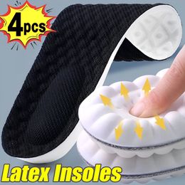 4pcs Latex Memory Foam Insoles for Mens Soft Foot Support Shoe Pads Breathable Orthopedic Sport Insole Feet Care Insert Cushion 240607