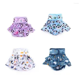 Dog Apparel Female Sanitary Panties Diaper Pantie Reusable Wash-able Underwear Skin Friendly Period Shorts Pet Supply