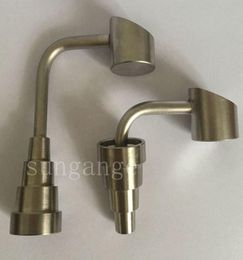 2016 Newest 6 in 1 10mm14mm18mm Male or Female Banger Titanium Nail SILIKA SIDE ARM DOMELESS TITANIUM NAILS7691486
