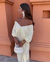 Casual Dresses Sexy Off Shoulder Batwing Sleeve Women Dress Fashion Sequins Glitter Vestidos Elegant Celebrity Party Clubwear Ladies Outfits