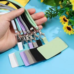 Universal Adjustable Phone Lanyard Anti-lost Strap Detachable Colourful Neck Cord Safety Tether Keychain Chain Rope Mltgr