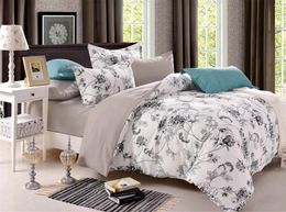 Bedding Sets Europe And The United States Japanese Full-size Plant Flowers Three Or Four Pieces Of Comforter Set Quality Polyester