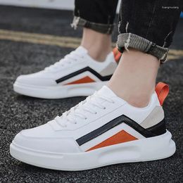 Casual Shoes 2024 Spring And Autumn Men's Sports Trend Round Toe Lace-up Flat Size 39-44