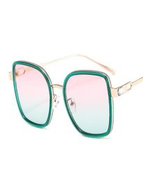 Classic square frame sunglasses women men Luxury gradient jelly lens sun glasses Cute beach driving Ladies goggles uv400 gafas7746379