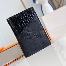 24SS Men's Luxury Designer Solid Color Short Cowhide Purse Classic Interior Slot Pocket Bag Women's Pass Pocket Travel Wallet Coin Wallet 11CM