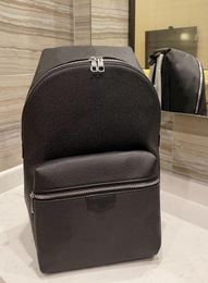 Unisex Black Backpack Bag Luxury Designer Men Women Large Backpacks Bags Real Leather High Capacity Blue Travel Satchel Purses Men9220823