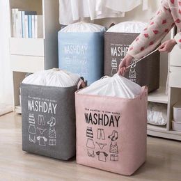 Storage Bags Dirty Clothes Bag Beam Port Large Closet Organizer Baby Toy Wardrobe Moistureproof Quilt