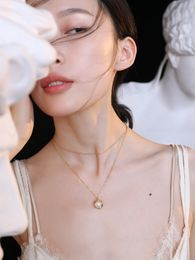 new designer women necklace luxury Jewellery high quality Shell bead necklace Simple atmosphere fashion elegant temperament pendant necklace womens beautiful gift