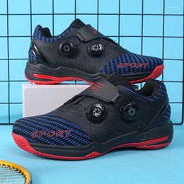 Casual Shoes Professional Badminton For Couples Quick Lacing Big Boy Indoor Sports Shoe Wearable Mens Womens Table Tennis