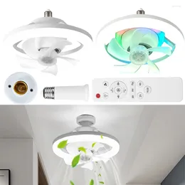 Ceiling Fan With LED Light Remote Control Modern For Kitchen Bedroom Basement Dining Living Room