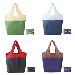 Storage Bags Recycled Polyester Waterproof Shopping Portable Foldable Large Capacity Cloth