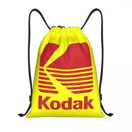 Storage Bags Custom Fashion Pography Kodaks Drawstring Bag Women Men Lightweight Kodachrome Sports Gym Backpack