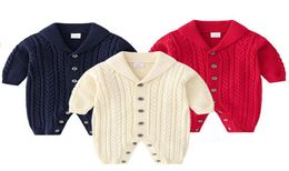 Winter Knitting Baby Rompers Long Sleeve Infant Boys Girls Jumpsuits Clothes Cotton Autumn Knitted Newborn Toddler Kids Overalls1890983