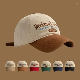 Ball Caps 55-58cm Baseball Cap Sports Hat Personalised Contrast Colour Fashion Korean Men Women