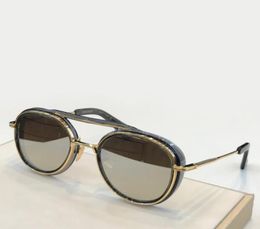 SPACE Pilot Sunglasses for Men Matte Grey White GoldDark Grey Milky Gold Flash Sonnenbrile unisex Sun glasses uv protection occhi2456027