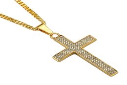 Fashion Hip Hop Men Pendant Necklace Jewellery For Rhinestone Design American Star Micro Rock Rap Mens Necklaces3972999