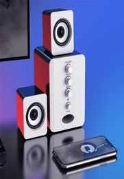 Bluetooth Combination Speakers USB Wired Laptop Desktop Computer Speaker Bass Stereo Music Player Subwoofer Sound Box for PC Smart8969799