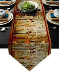 Table Cloth Egyptian Circle Retro Style Runners For Wedding Party Decoration Modern Runner Kitchen Decor Home