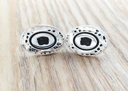 Silver Buttons Earrings Stud Bear Jewelry 925 Sterling Fits European Jewelry Style Gift Andy Jewel 6174135009236341