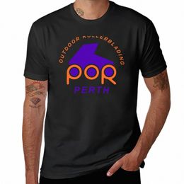 the Original Perth Outdoor Rollerblading logo T-Shirt customs Blouse for a boy oversized plain black t shirts men 77PA#