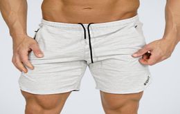 Erkek fitness pamuk şort moda rahat spor salonları vücut geliştirme egzersiz joggers fermuar cep erkek kısa pantolon marka eşofmanları y2004016499130