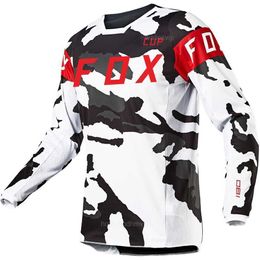 Herren-T-Shirts 2023 Motocross Jersey MTB Downhill Jeresy Cycling Mountainbike DH Maillot Ciclismo Hombre Quick Dry Jersey Fox Cup Trikot Q11