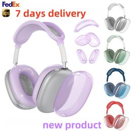 For AirPodspro Max Bluetooth Headphones Accessories airpodsmax Headphone Wireless Earphone Top Quality Metal shell Smart Case Silicone Anti-drop Protective Case