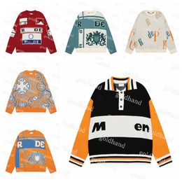 Mens Oversize Sweaters Designer Letter Printed Sweatshirt knit Pullover Hoodies Embroidery Logo Sweaters