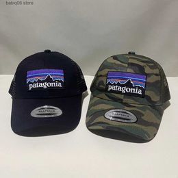 Ball Caps Batagonia Baseball Hat Fashion Brand Duck Tongue Hat for Men and Women Sports Outdoor Fishing Tour Mesh Hat T230728