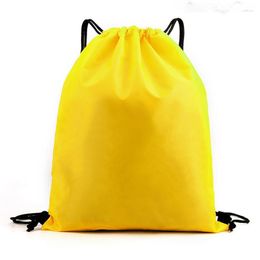 Shopping Bags Drawstring Gym Bag Women Men String Swimming Pool Clothes Shoes Storage Waterproof Packaging Pocket Unisex Fitness Backpack