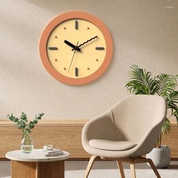 Wall Clocks Quiet Cute Fun Clock Kids Small Vintage Classic Art Orange Silent Modern Reloj De Pared Para Sala Home Decor