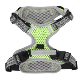 Dog Collars Pet Vest Breathable Harness Comfortable D Leash Ring Quick Release Buckles With Handle For Running Walking
