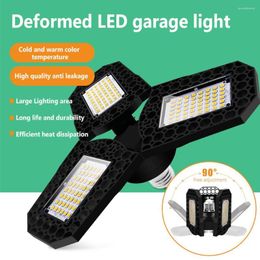 Pendant Lamps Led Garage Lamp High Brightness 40W/60W/80W Lights Adjustable Angle Folding Deformable Light
