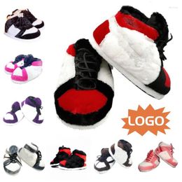 Slippers Unisex Winter Warm Home Women/Men One Size Sneakers Lady Indoor Cotton Shoes Woman House Floor Drop Shopping