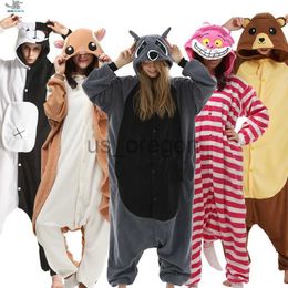 home clothing HKSNG Kigurumi Animal Adults Cat Bear Shark Onesies Pajama Raccoon Costumes Dragon Jumpsuit Christmas Gift x0902