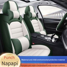 Car Seat Covers Full Set Breathable Napa Leather Universal For JAC Hutu RuifengS2 S3/S7/S4 T8JS4 J5 J6 T5 Accessories