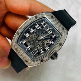 Swiss Richarmilles Automatic Watches Luxury Mechanical Sports Wristwatch Mens Series Automatic Mechanical Calendar 387 475mm Mens Watch Rm6701 Platinum Ori HBY6