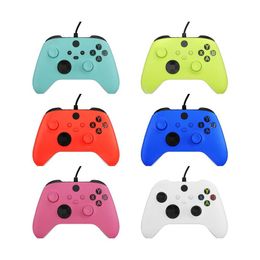 Game Controllers Joysticks Wired Joystick game controller for Xbox series X S for XSS XSX X-ONE for Xbox one pc win10 play game gamepad Replacement HKD230831