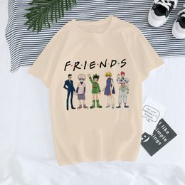 Men's T Shirts Designers Japanese T-Shirt Men Harajuku Kurapika Tshirt Cute Anime Hisoka Shirt Graphic Top Tees Male 90S Comic Graphic G 6749