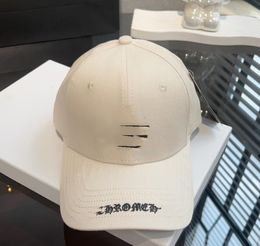 All-Match Leather Cross Hard Top Stylish Baseball Cap for Women Spring and Summer Cotton Letter Embroidered Peaked Caps Couple